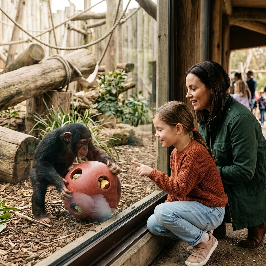 Section photo for: Why Do Zoo Animals Play?